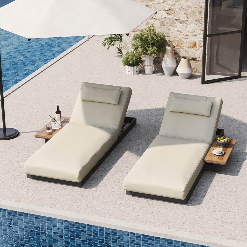 colchonetas tumbona para piscina y terraza